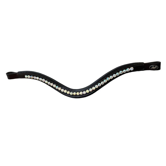 Ice Equestrian - English Bridle Browband - Celestia Unicorn Rhinestone Browband - Picture 1 of 1